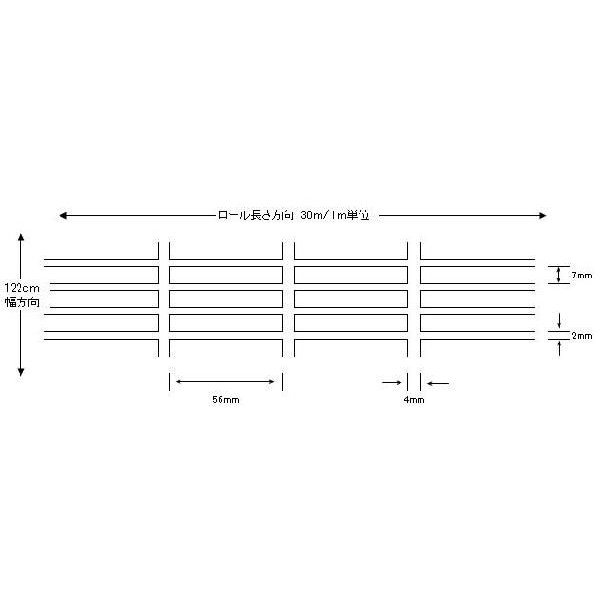 画像4: 特価!ブロック・デコ(長方形ブロック柄) ガラスフィルム 122cm幅 x 1m単位切売 【ガラスシート】  ※同梱不可※ #D-BL48C# (4)