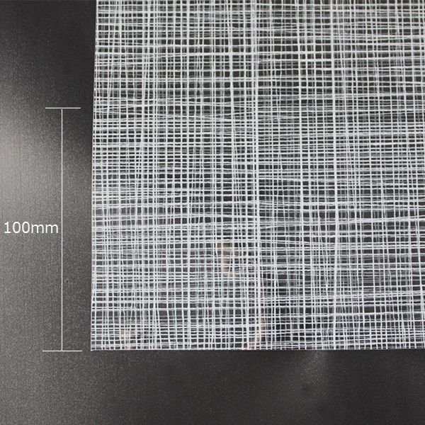 画像2: 特価!フラックスホワイト・デコ(白リンネル柄) ガラスフィルム 123cm幅 x 1m単位切売 【ウインドウフィルム】  ※同梱不可※ #D-FXW48C 白# (2)