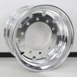 画像2: スーパーシングルアルミホイール　大型トラック用　22.5x11.75　PDC335　穴数10　ALUX　送料無料　※大型商品 同梱不可 沖縄代引き不可※ #AWH225X1175# (2)