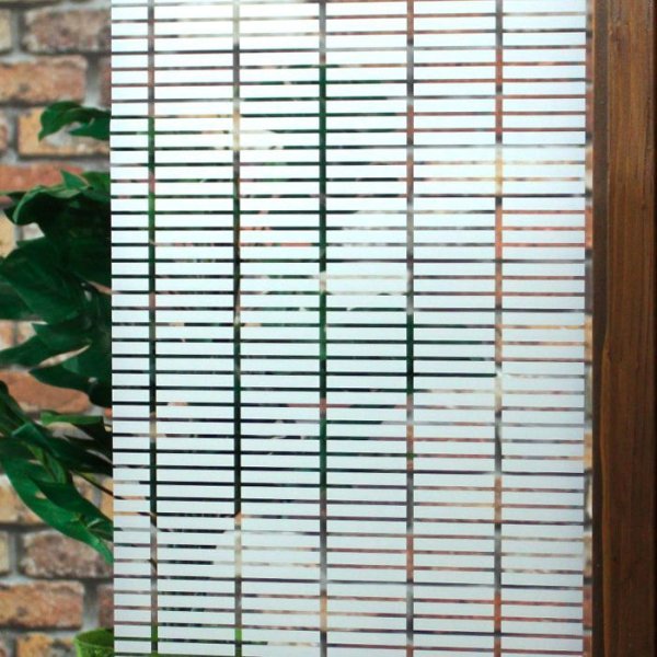 画像3: 特価!ブロック・デコ(長方形ブロック柄) ガラスフィルム 122cm幅x30mロール箱売 【ガラスシート】  ※同梱不可※ #D-BL48 Roll# (3)