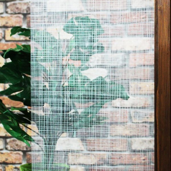 画像3: 特価!フラックスホワイト・デコ(白リンネル柄) ガラスフィルム 123cm幅x30mロール箱売 【ウインドウフィルム】  ※同梱不可※ #D-FXW48 Roll 白# (3)