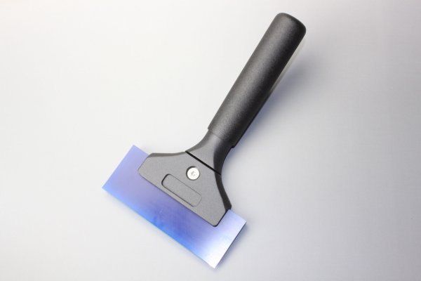 画像2: PRO-TINT ブルースキージ125mm+アルミハンドル(ロング) フィルム施工用 カーフィルム向け 柔かめ水抜スキージ #PT BlueSquge125mm +Almi hd(L)# (2)