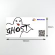 画像2: Braintec GHOST ステッカー 名刺サイズ 10枚セット ※商品合計税込2200円以上購入、クリックポスト選択で送料無料※#SK-GHOST CARDx10枚セット# (2)