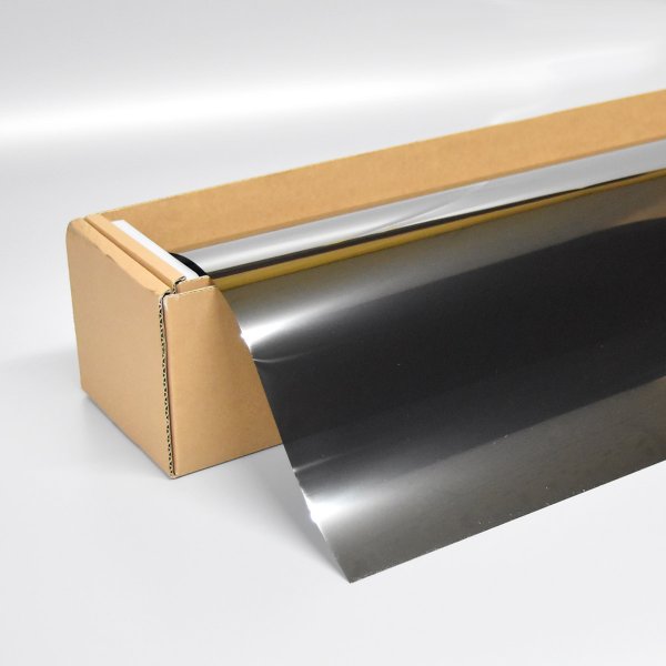 画像2: ブラックパール05(カーボンブラックパール05) 1m幅 x 長さ切売【スモークミラー】 (2)