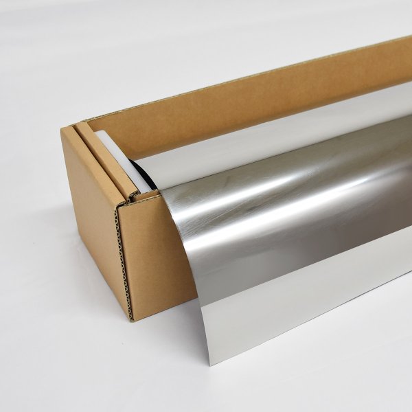 画像1: Braintec ブラックパール01（カーボンブラックパール01） 1m幅 x長さ切売 【スモークミラー】  (1)