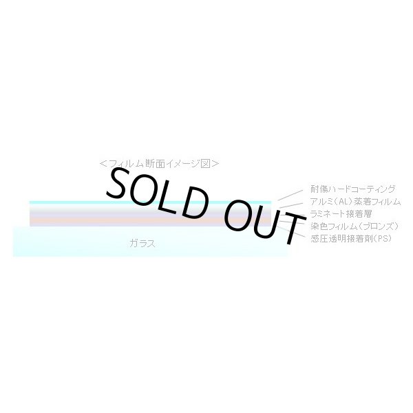 画像3: HPブロンズメタル40(40%) 1m幅×長さ1m単位切売 【カラーフィルム】 #HP40BR40C #HP40BR40C# (3)