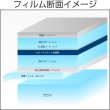 画像2: ミラーブルー15　１ｍ幅　x　長さ１ｍ単位切売　【カラーフィルム　ブルーフィルム】 #MBL1540C# (2)