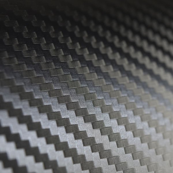 画像2: 在庫限り特価 3Dカーボンブラック (CAST高品位3次曲面対応) 1.5m幅x30mロール箱売 エア抜き糊  【ラッピングフィルム ラッピングシート】 ※大型商品 同梱不可 沖縄代引き不可※ #RP-CABK60 Roll-USEA# (2)