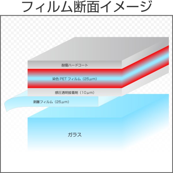 画像2: アリゾナレッド（22％） 50cm幅x30mロール箱売【カラーフィルム】 #赤STD20RD20 Roll # (2)