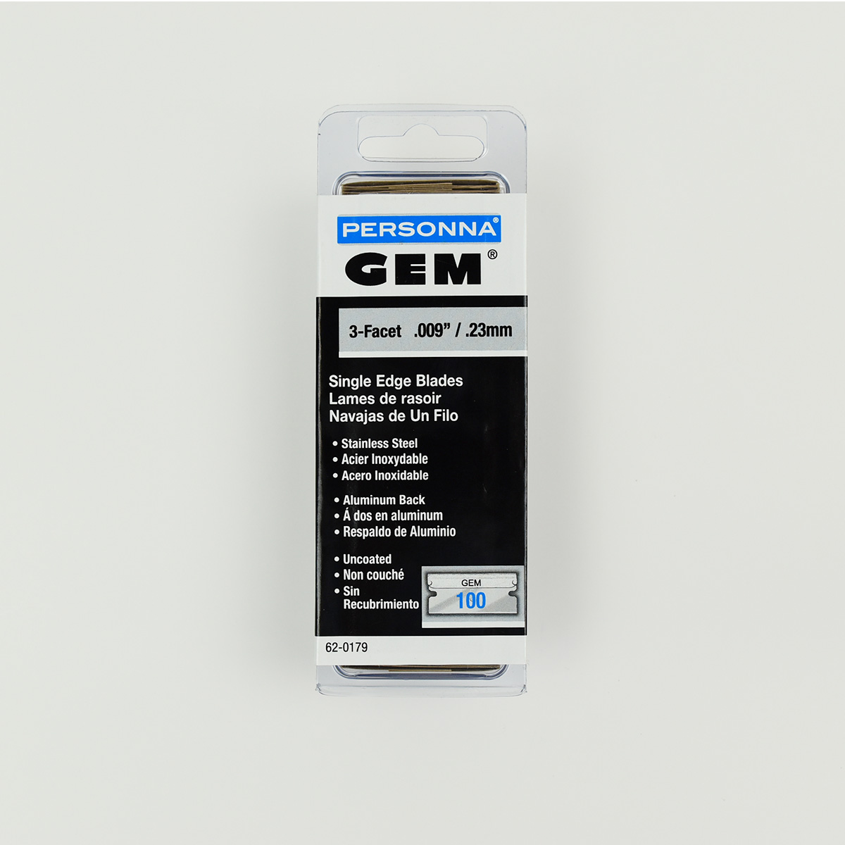 スクレーパーブレード１００枚 替刃 ステンレス #GEM scraper Bladex100# - カーフィルム・スモークフィルムなどの窓ガラスフィルム 通販はブレインテック
